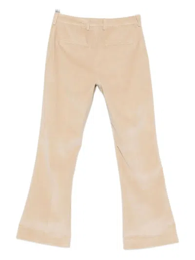Pt Torino Corduroy Trousers In Neutral