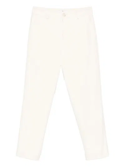 Pt Torino Cotton Trousers In Brown