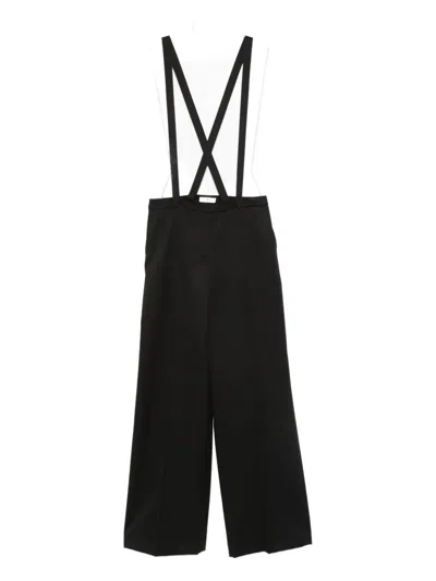 Pt Torino Pleated Trousers In Black