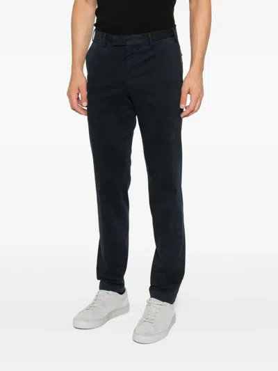 Pt Torino Straight Leg Trousers Featuring Pockets In Blue