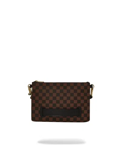 Sprayground Sawtooth Sharks In Paris Crossover Clutch In Multi