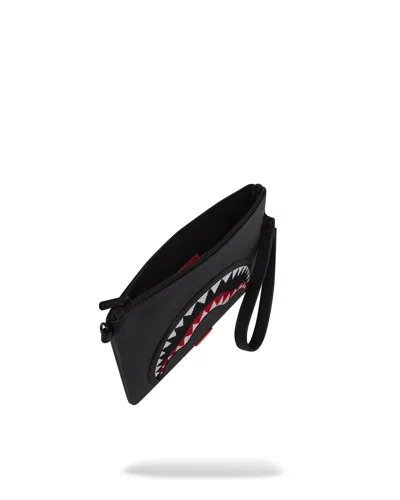 Sprayground Dripping Sharks In Psris Check Messenger Bag In Black