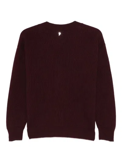 Dondup Buttoned Cardigan In Red