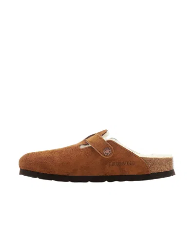 Birkenstock Boston Shearling Mink In Yellow