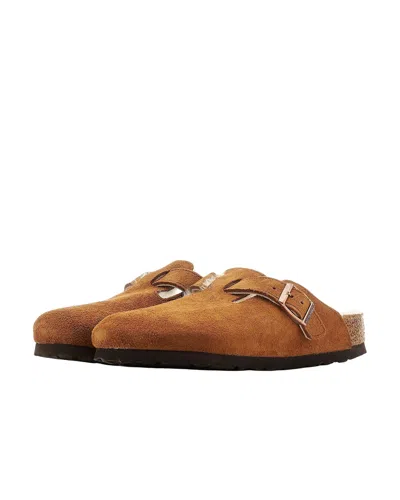 Birkenstock Boston Shearling Mink In Yellow