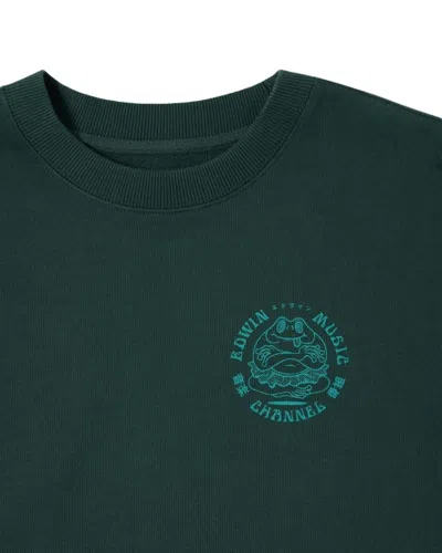 Edwin Music Channel Sweatshirt In Green