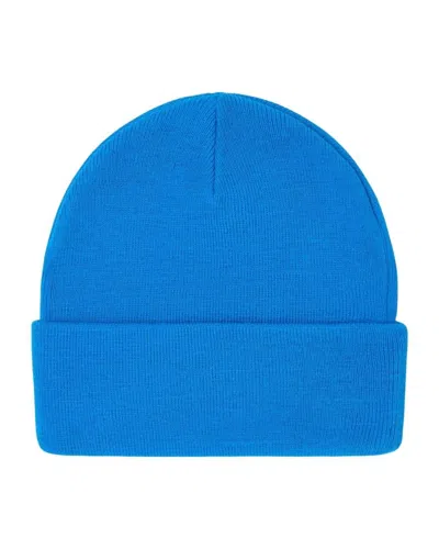 Edwin Logo-patch Beanie Hat In Blue