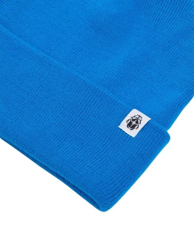Edwin Logo-patch Beanie Hat In Blue