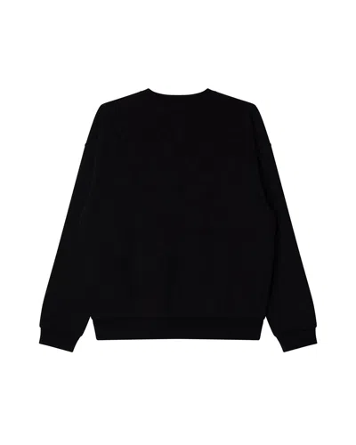 Obey Studios Stamp Extra Heavy Crew Fleece In Black