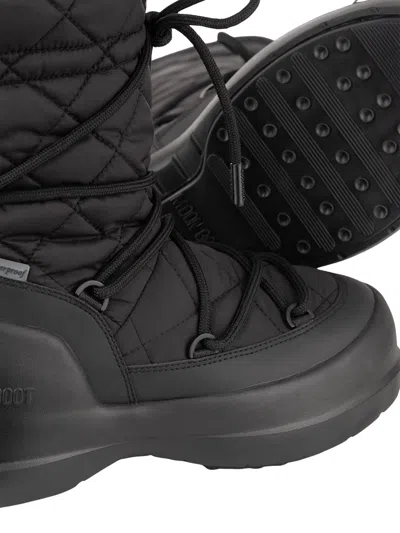 Moon Boot Mb Mezzaluna Quilted Hig In Black