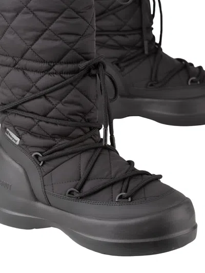 Moon Boot Mb Mezzaluna Quilted Hig In Black