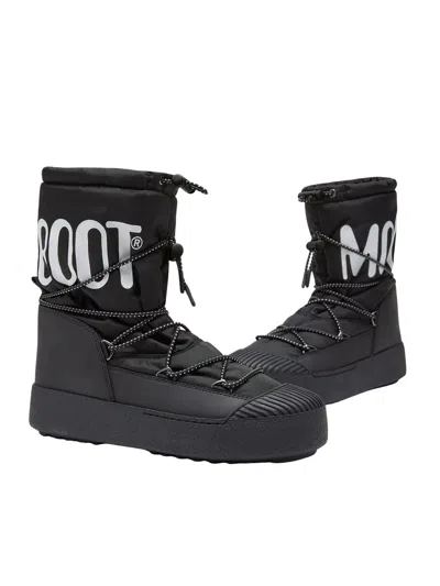 Moon Boot Mb Mtrack Polar Nylon In Black