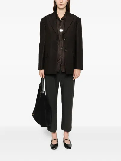 Nine In The Morning Nella Blazer In Blue