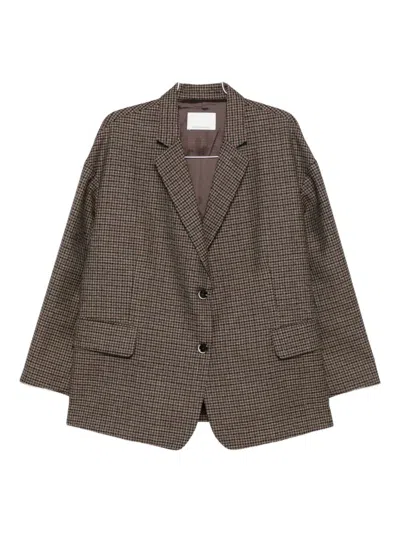 Nine In The Morning Pocket Check Jacket In Multi
