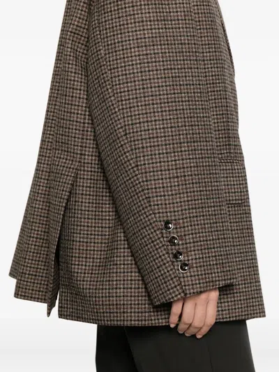 Nine In The Morning Pocket Check Jacket In Multi