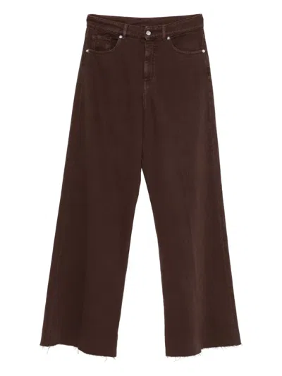 Nine In The Morning Audrey Palace High Waist T.v. In Brown
