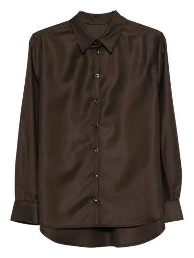 Nine In The Morning Button-fastening Shirt In Brown