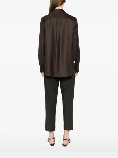 Nine In The Morning Button-fastening Shirt In Brown