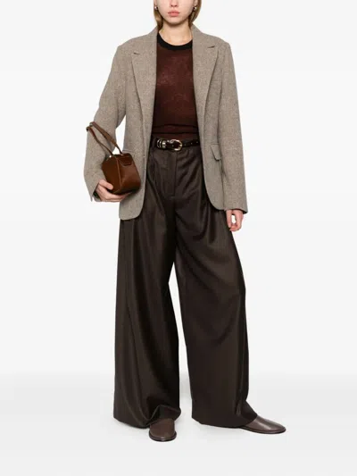 Nine In The Morning Petra Chino Over 2 Pences In Brown