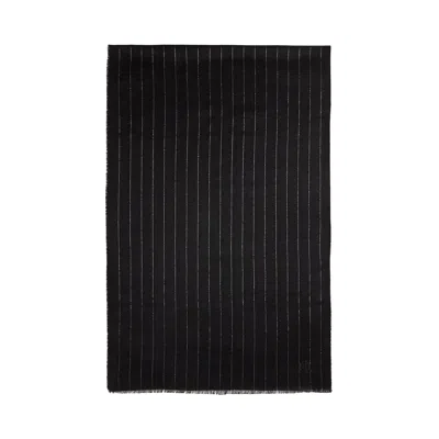 Ralph Lauren Lghtwght Shn Scarf Square In Black