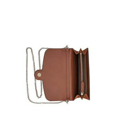 Ralph Lauren Adair 20 Wallet On A Chain Large In Brown