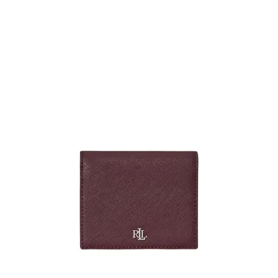 Ralph Lauren Cmpct Wallet Wallet Small In Burgundy