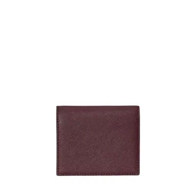 Ralph Lauren Cmpct Wallet Wallet Small In Burgundy