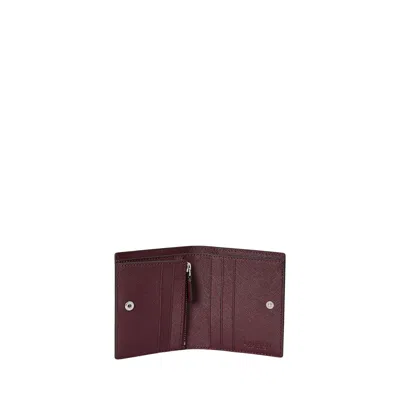 Ralph Lauren Cmpct Wallet Wallet Small In Burgundy