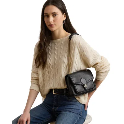 Ralph Lauren Bradley Sm Shoulder Bag Small In Black