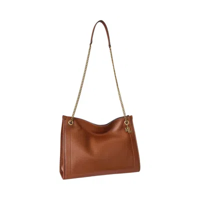 Ralph Lauren Brdly Shppr Tote Large In Brown