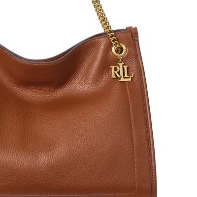 Ralph Lauren Brdly Shppr Tote Large In Brown