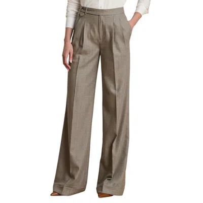 Ralph Lauren Wilva Full Length Pleated In Brown