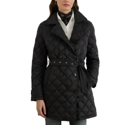 Ralph Lauren Bl Sf Pf 32 Insulated Coat In Black
