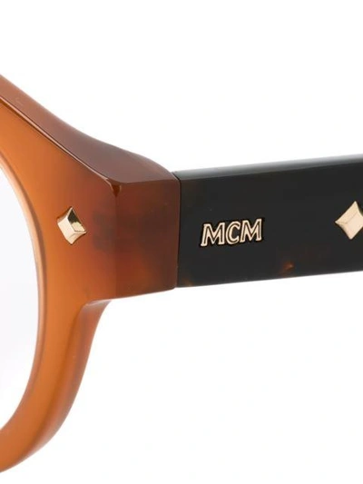 Shop Mcm Round Frame Glasses