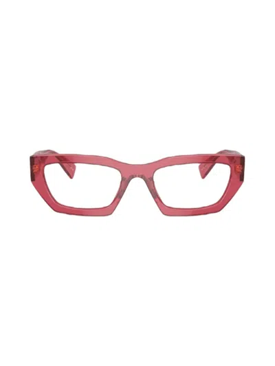 Miu Miu Vmu 03x - Crystal Bordeaux Glasses In Red