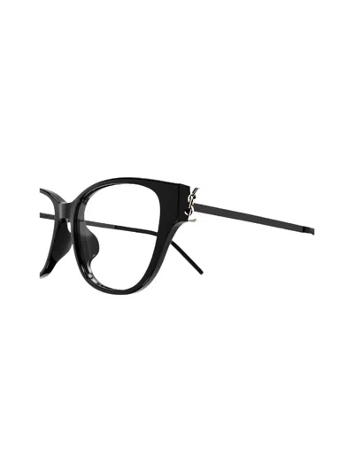 Saint Laurent Full-frame Plain Mirror In Black