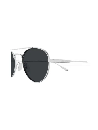 Saint Laurent Sl 97 - Silver 002 Sunglasses In Metallic
