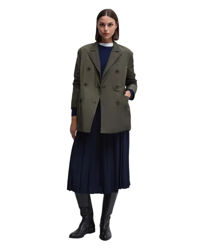 Aspesi Korine Technical Fabric Jacket In Green