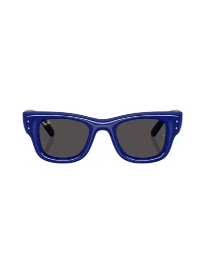 Ray Ban Rb4940 Wayfarer Puffer Sunglasses In Blue