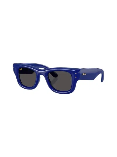 Ray Ban Rb4940 Wayfarer Puffer Sunglasses In Blue