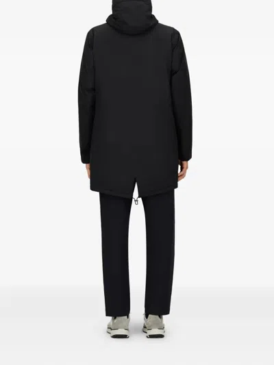 Herno Hooded Parka Down Jacket Clothing In Black