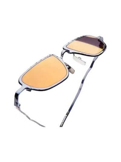 Kuboraum Z28 Geometric-frame Sunglasses In Burgundy