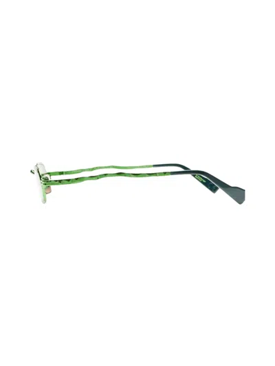 Kuboraum Maske Z18 Sunglasses In Green