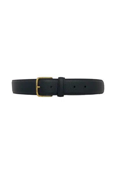 The Row Maxi Classic Belt In Black