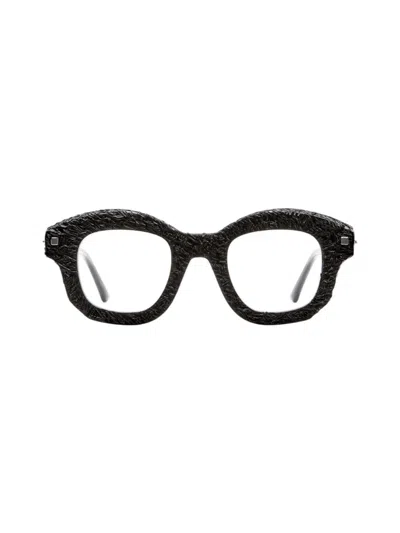 Kuboraum Maske J1 - Black Shine Graphite Glasses In Black