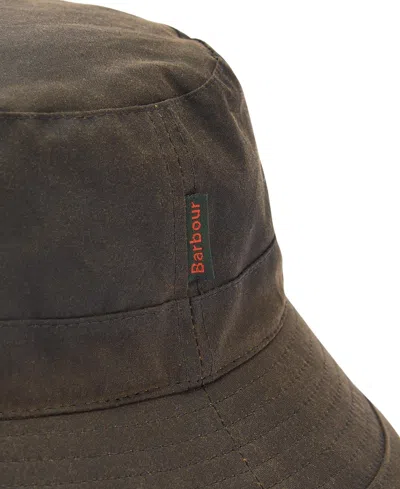 Barbour Wax Bucket Hat In Brown