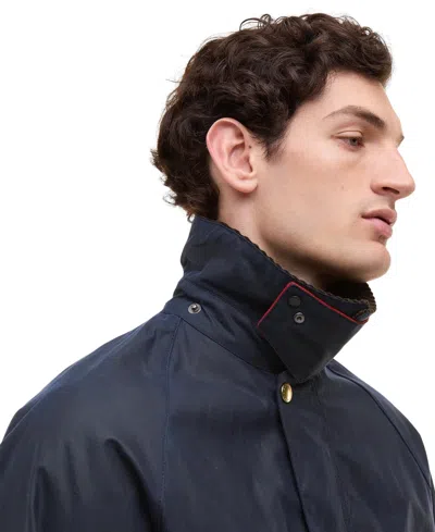 Barbour Ba X Paul Smith Os Bdl Wax Jkt In Black