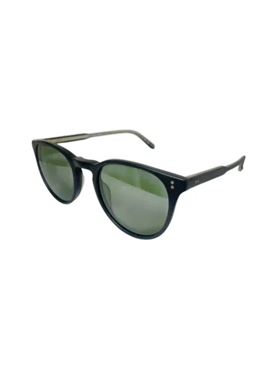 Garrett Leight Milwood - Matte Black Sunglasses In Green