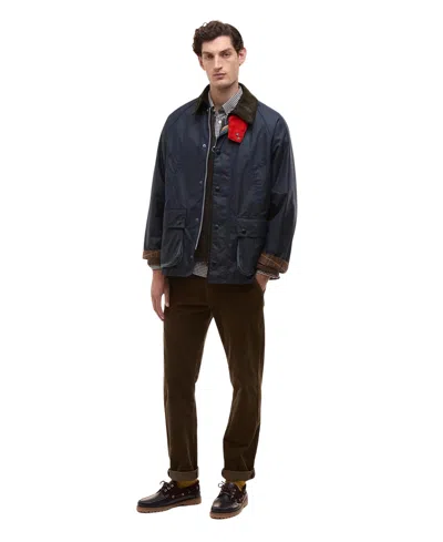 Barbour Ba X Paul Smith Os Bdl Wax Jkt In Black