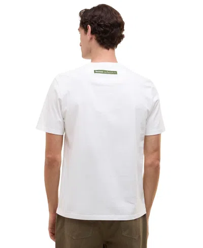 Barbour Ba X Paul Smith T-shirt In White